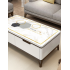 Біла скатертина для кухні та їдальні на замовлення "White marble", 60*90 см Біла скатертина для кухні та їдальні на замовлення "White marble", 60*90 см